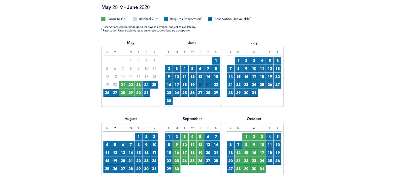 disney passports blackout dates