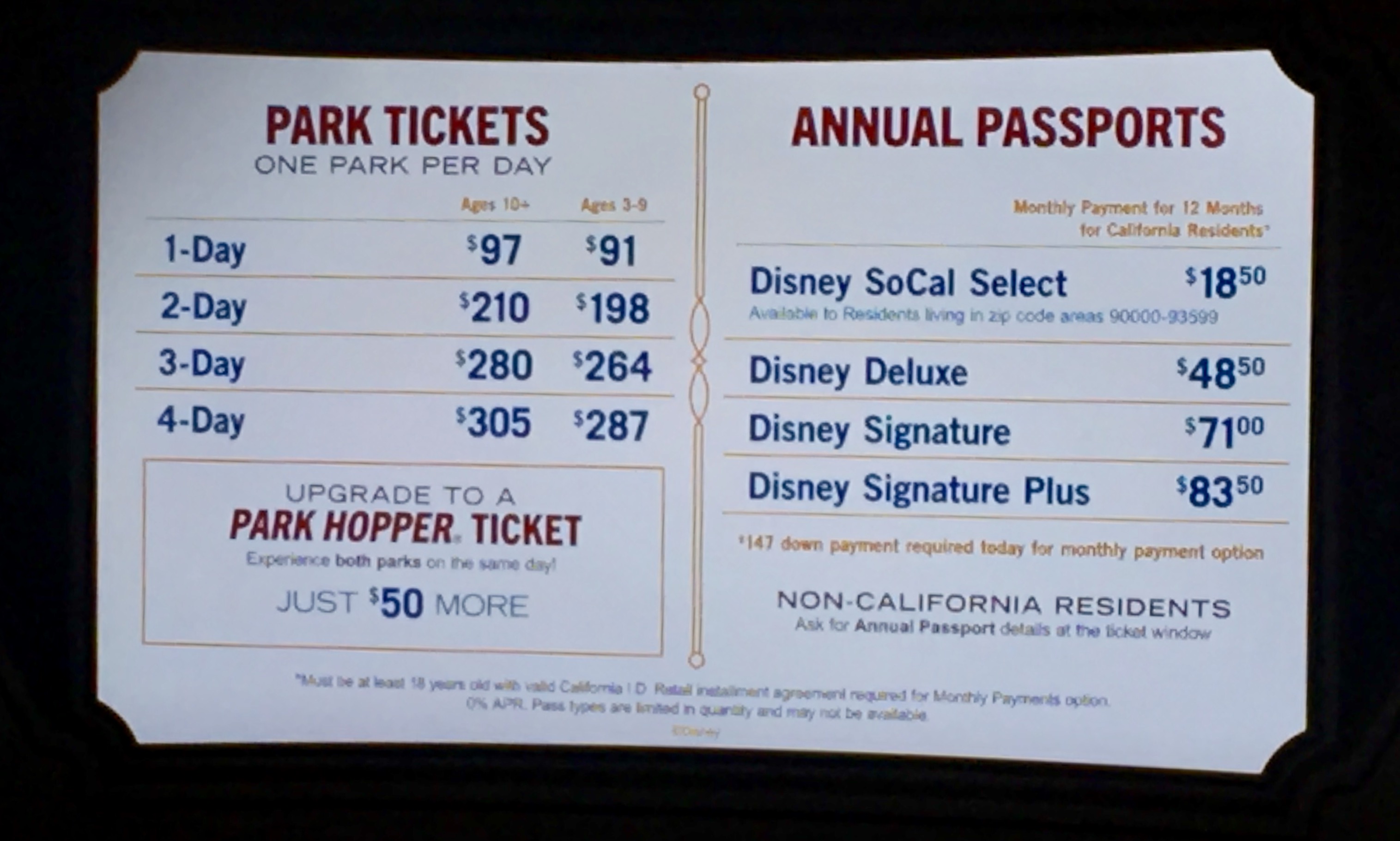 disneyland annual passport phone number