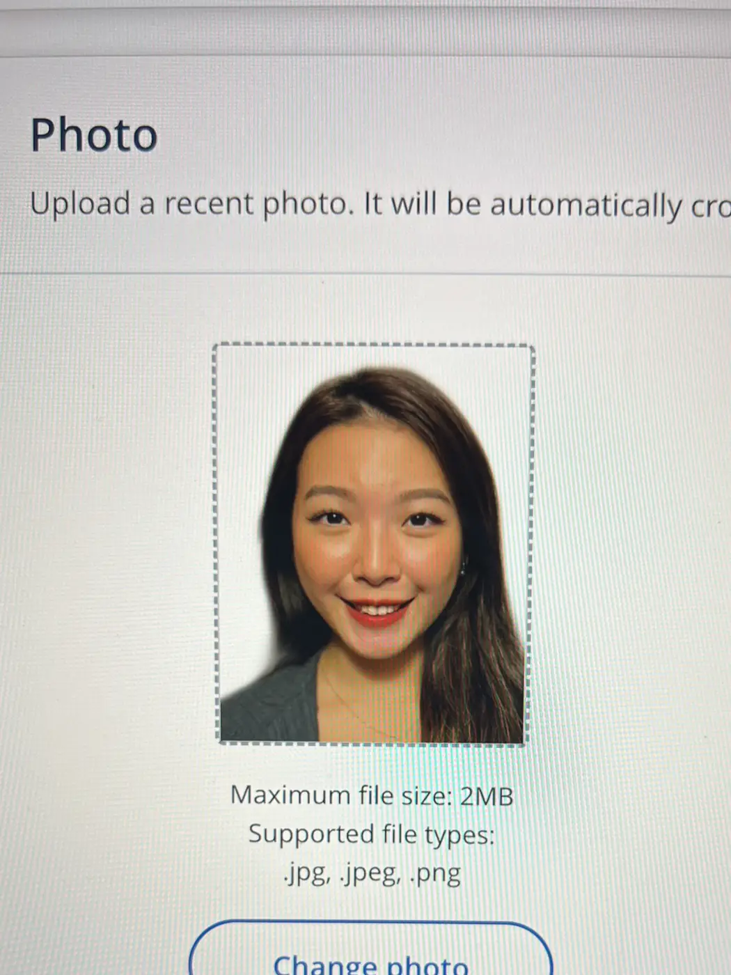 diy passport photo