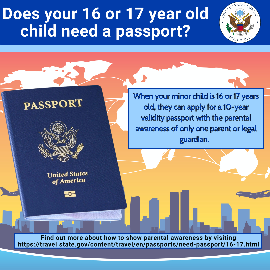 do minors need a passport to go to mexico