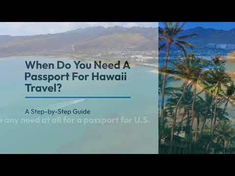 do you need a passport to go hawaii