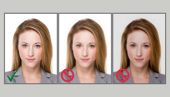 do your ears have to show in passport photo