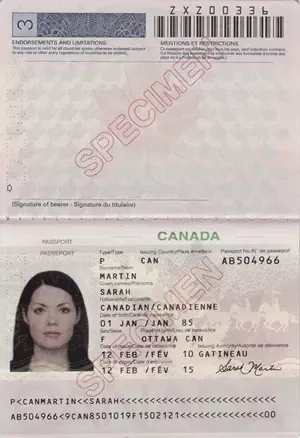 document passport number