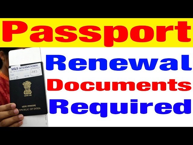 documents for passport renewal india