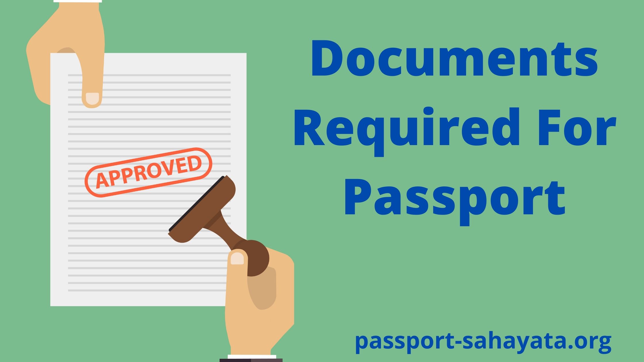 documents necessary for passport