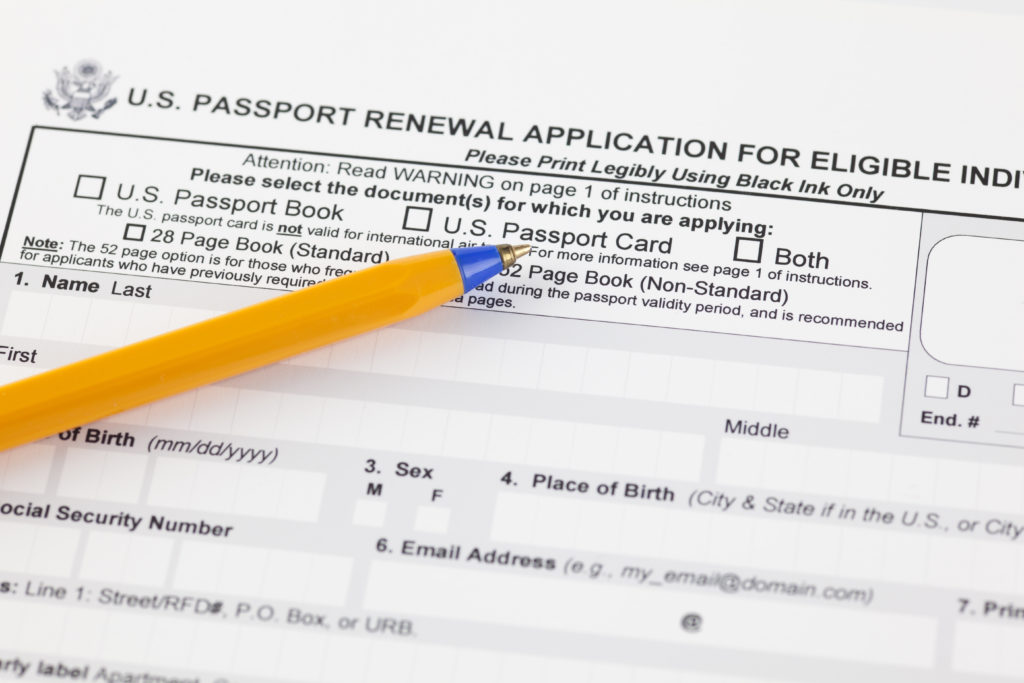 documents needed for passport renewal