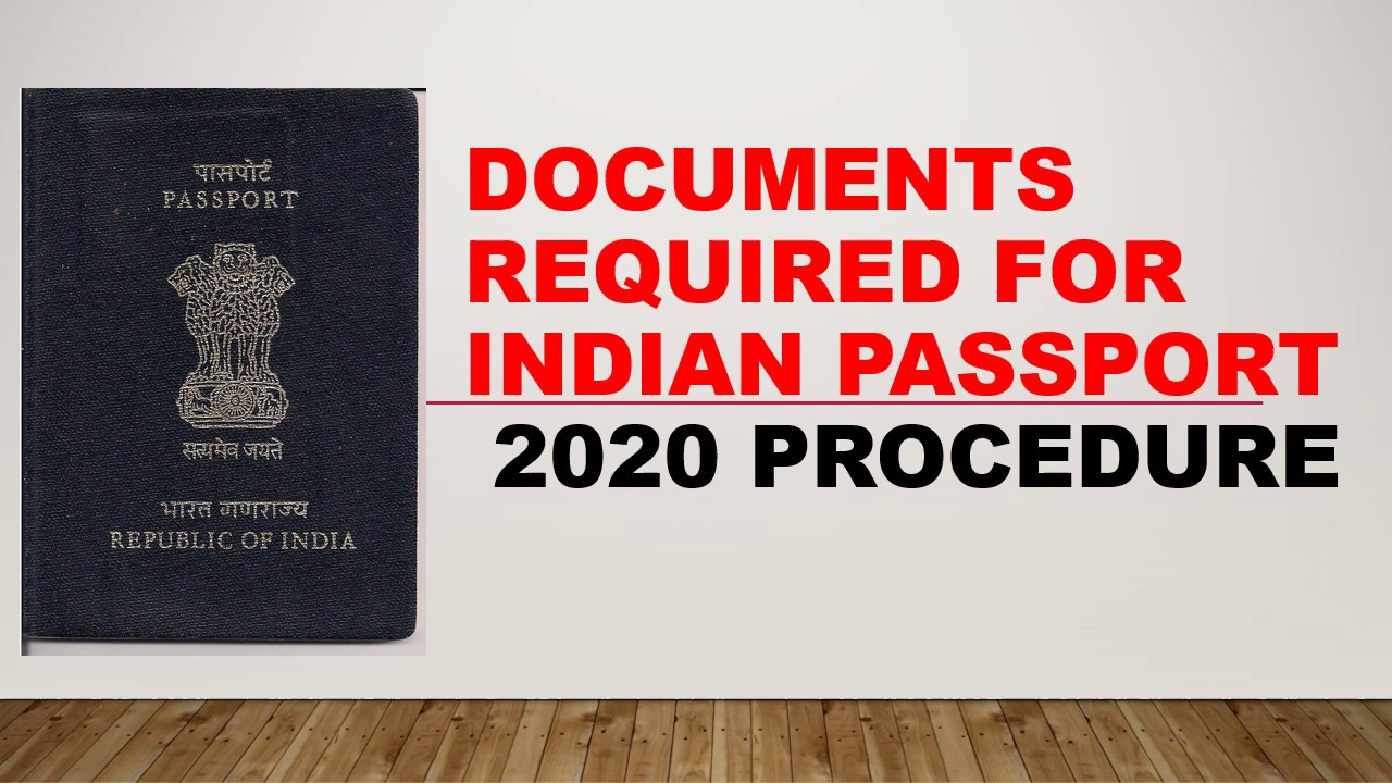 documents required to apply passport in india