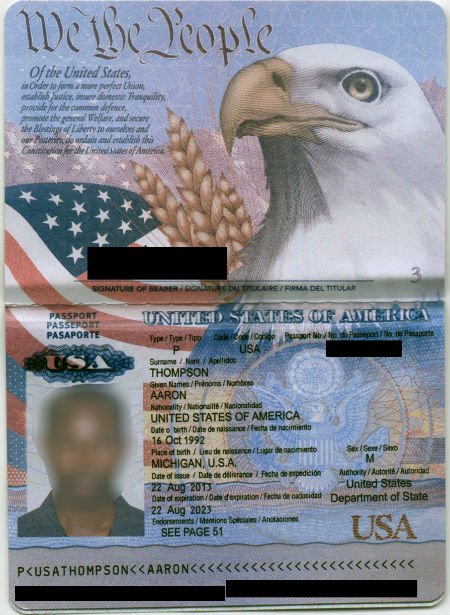 does passport have social security number