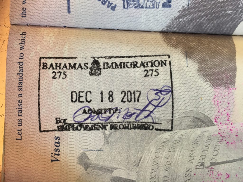 does your passport get stamped on a cruise