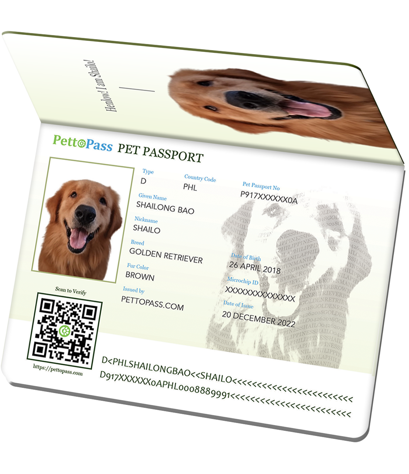 dog passport how much