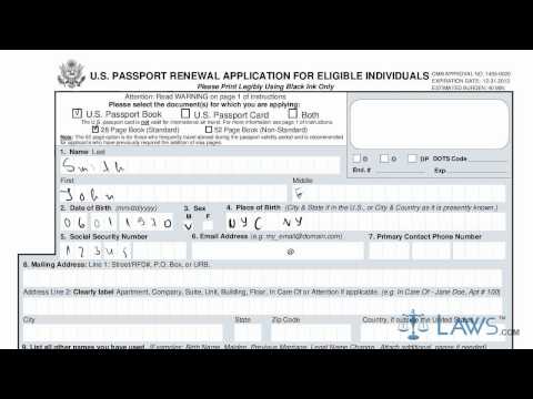 download passport application form