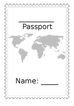 downloadable printable passport template