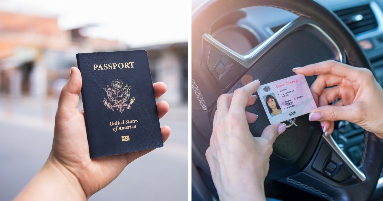 drivers license for passport