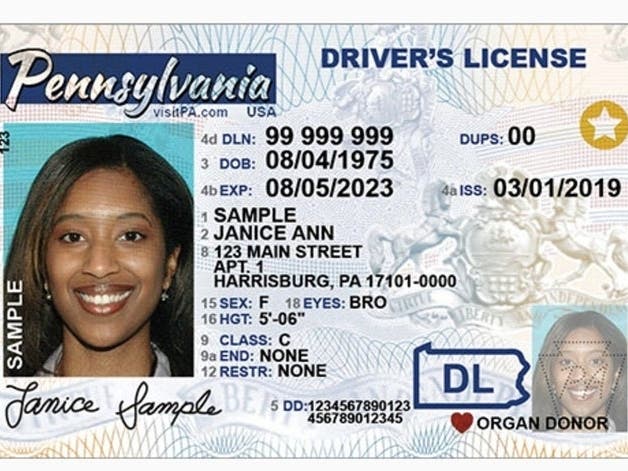 drivers license for passport