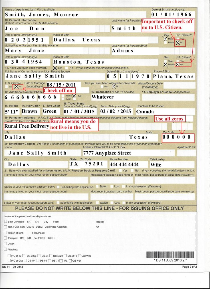 ds 11 application for passport