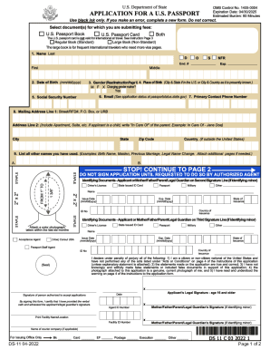 ds 82 form for passport