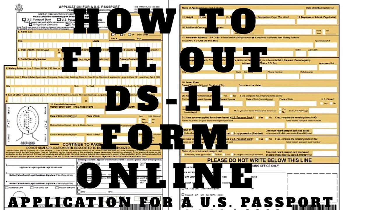 ds11 u.s. passport application