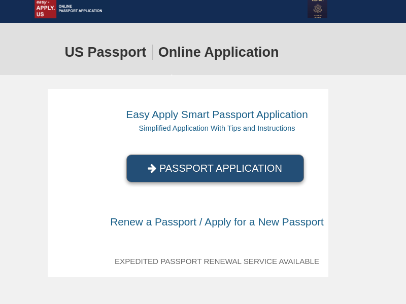 easy apply passport