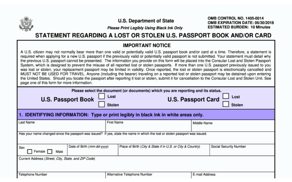 easy form filler passport