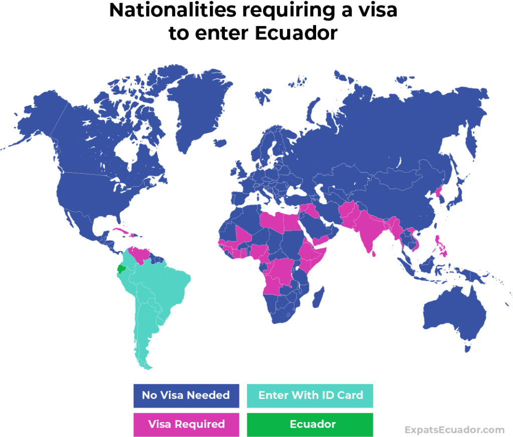 ecuadorian passport visa free countries