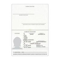 editable passport template