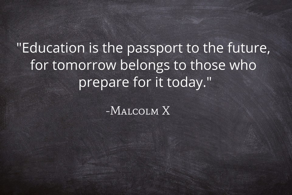 education is a passport to the future