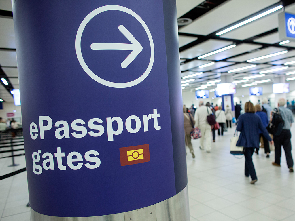 electronic passport gates