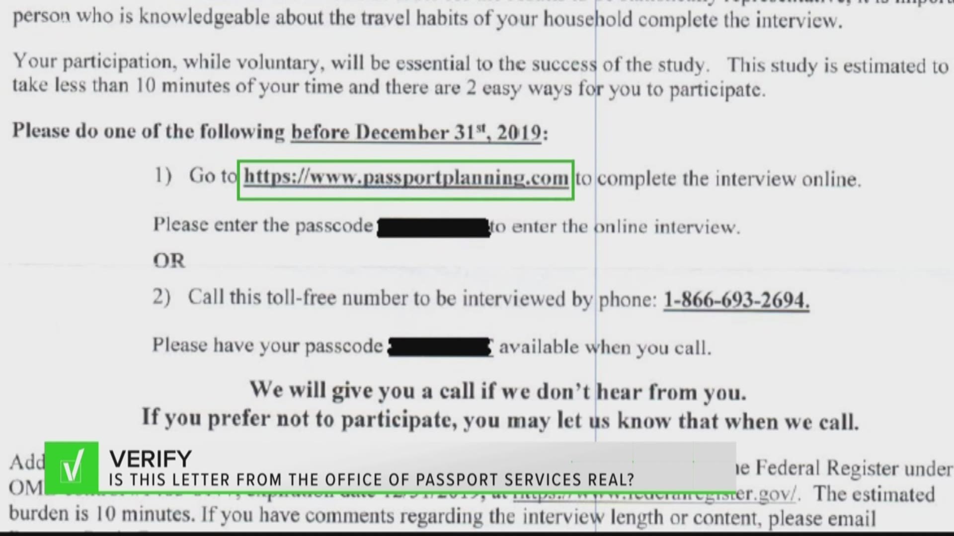 email about passport