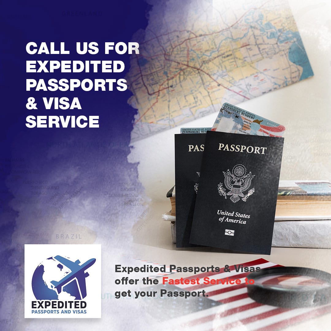 emergency expedited passports & visa expediting services