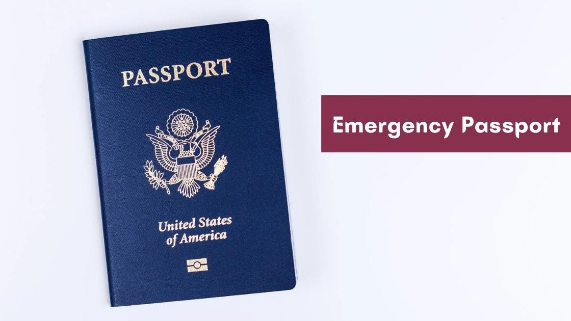 emergency passport usa