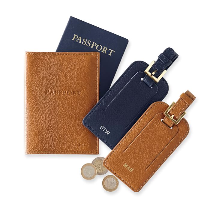 engraved passport holder