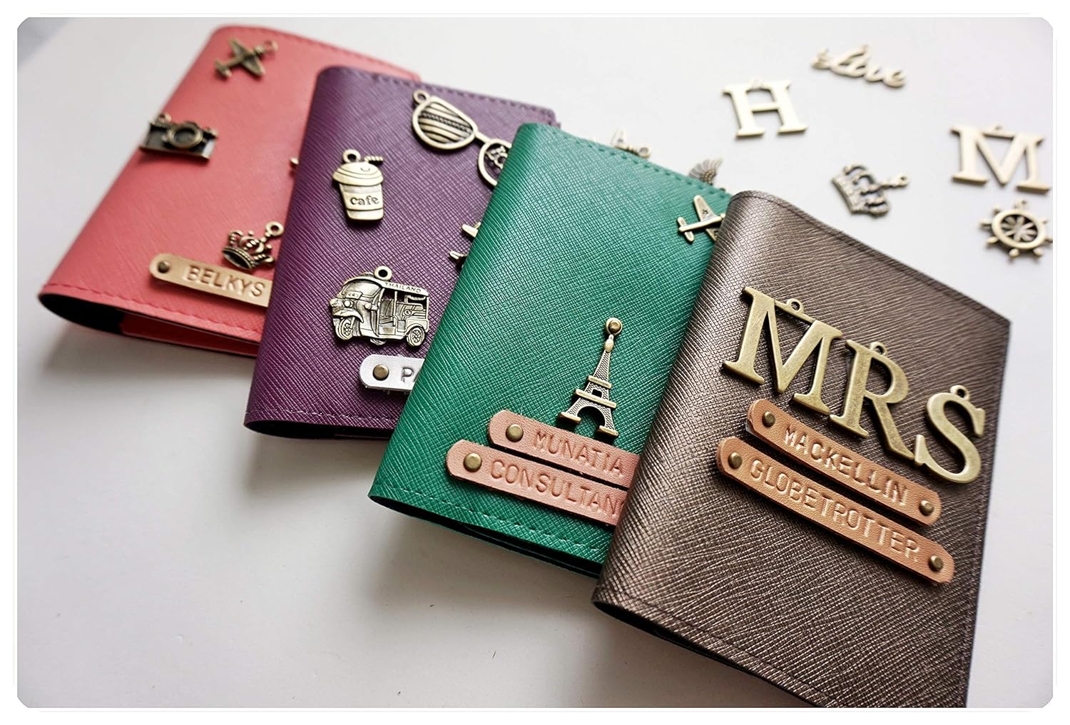 engraved passport holder