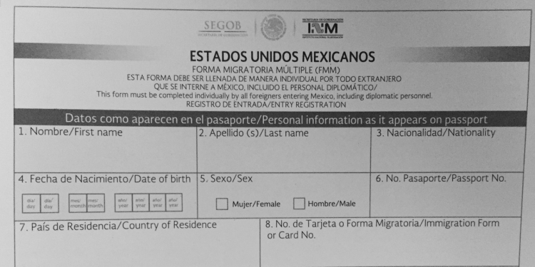 enter mexico without passport