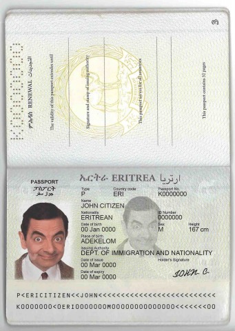 eritrean passport
