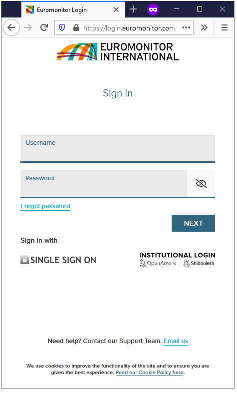 euromonitor passport login