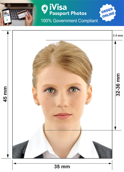 european passport photo dimensions