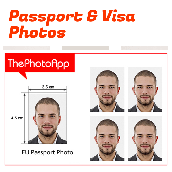 european passport photo size