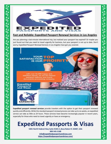 expedite passport renewal