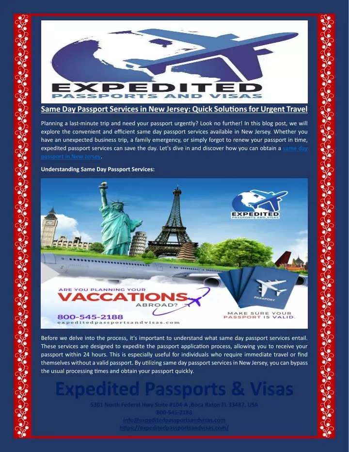 expedited passport nj