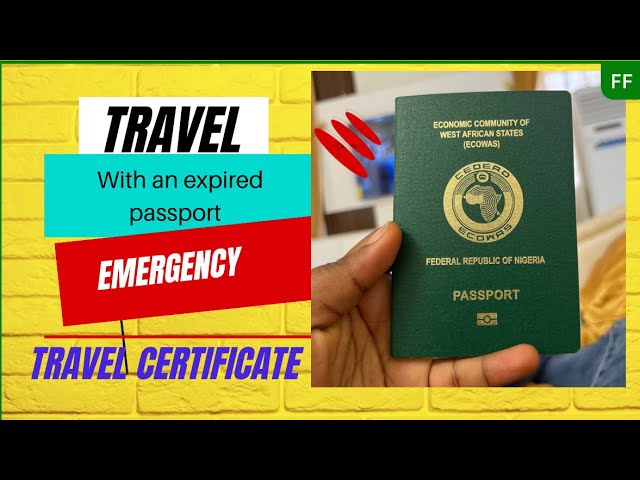 expired passport emergency travel