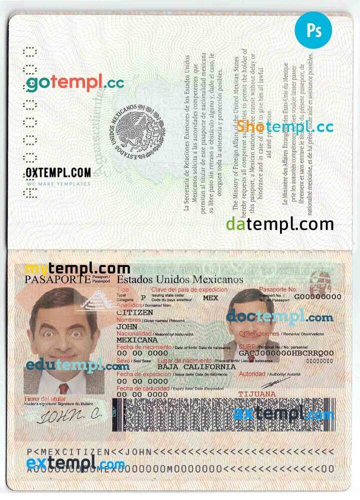 fake mexican passport