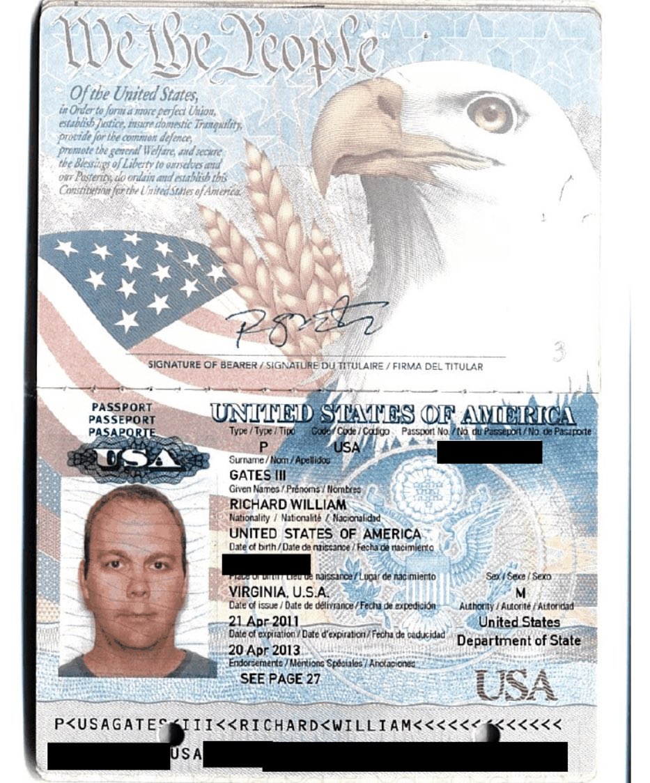 fake u.s. passport