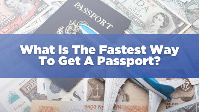 fast way to get a passport