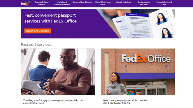 fedex office passport photo