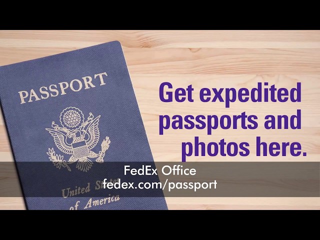 fedex store passport photo