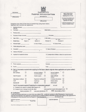 fiji passport renewal in usa