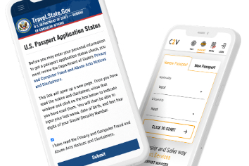 find passport status