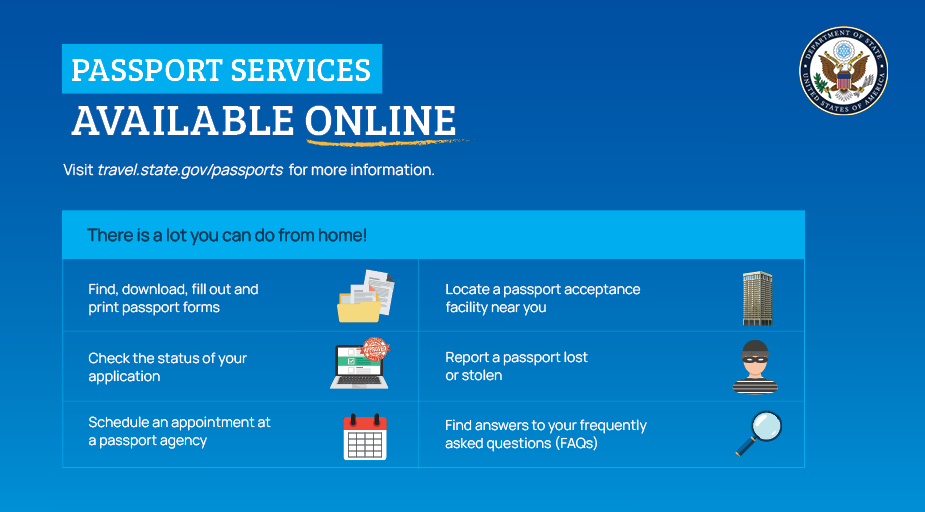 find passport status