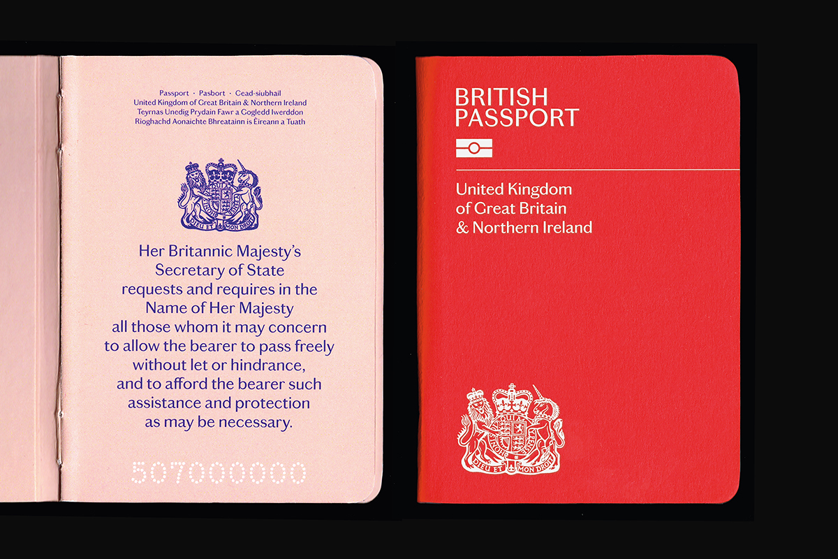 font for passport