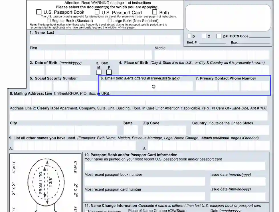 form ds 82 passport renewal by mail